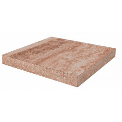 Ступень угловая клееная правая Амбуаз беж светлый 33х33  (DL602100R\GCD)