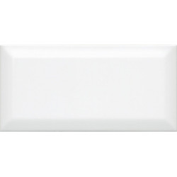 Плитка Бланше белый грань 9,9х20  (19040)