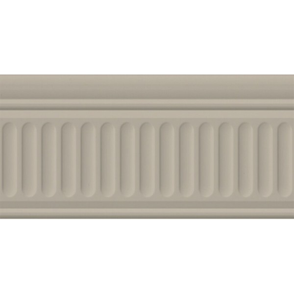 Бордюр Бланше серый структурированный 9,9х20  (19050\3F)