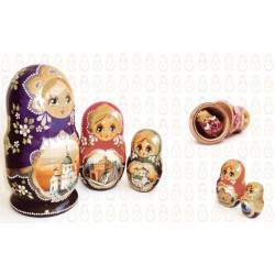 Декор Dec.Matrioshka Blanco 25х40