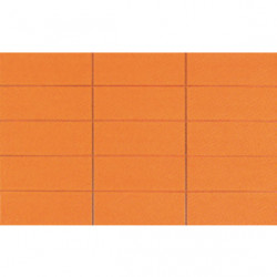 Плитка Vetro Relievo Naranja 25х40