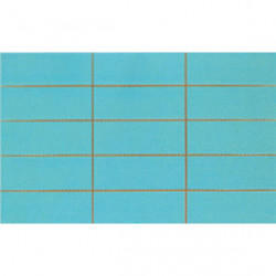 Плитка Vetro Relievo Turquesa 25х40