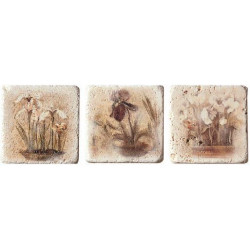 Декор Inserto Travertino (комп/3шт) 10x10