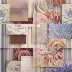 Декор 2204 Comp. Gris Patchwork III 22,5х67,5 (комп/3шт)