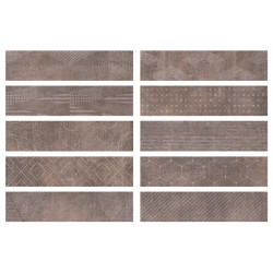 Керамогранит Freeport Mix Brown 8,6х35