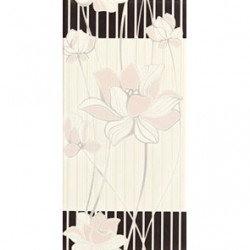 1641-0067 Декор Токио черно-белый 19,8х39,8