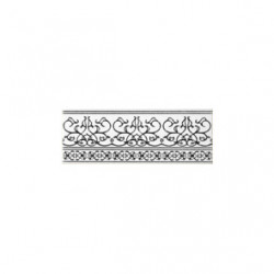 1501-0082 Бордюр Бьюти Сноу 8,5х25