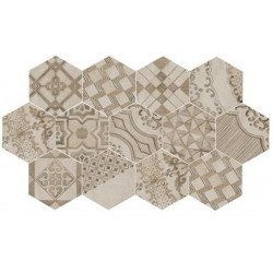 Керамогранит Decoro Cementine Caldo 21х18,2  (MM7Y)