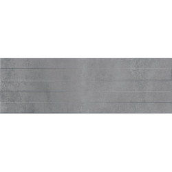 Плитка Concrete Stripes рельеф серый 29x89  (O-CON-WTA092)