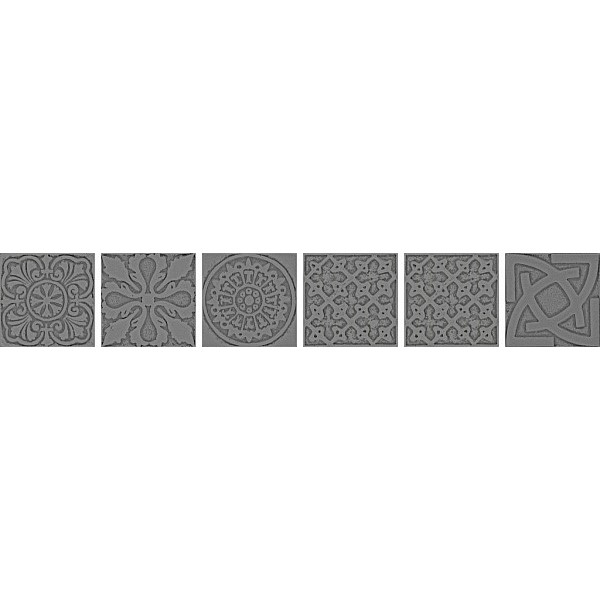 Декор Enigma Серебряный Матовый 5х5  (K07662200001VTE0)