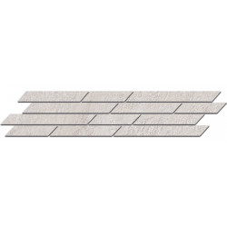 Бордюр Гренель серый светлый мозаичный 9,8х46,5  (SG144\003)