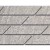 Бордюр Гренель серый мозаичный 9,8х46,5  (SG144\004)