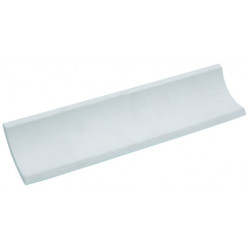 Угловой элемент внутренний сгиб специальный 6,5х24,5 см, белый (без глазури)