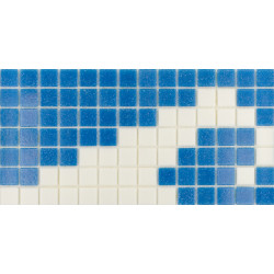 Мозаика для бассейнов Бордюры матричные BE117