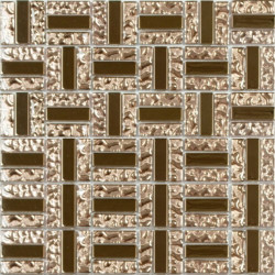 Мозаика MS-617 метал стекло  (15х48x6) 300*300