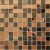 Мозаика стеклянная А28 - 23x23 (300х300х4)