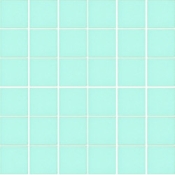Мозаика однотонная фарфоровая 50х50 мм бледно-голубая