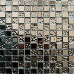 Мозаика стеклянная с камнем dsa123 - 20*20 (300х300х4)