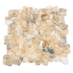 Каменная мозаика MS7012 S ОНИКС розовый треугольный