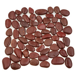 Каменная мозаика MS00-2М ГАЛЬКА красная