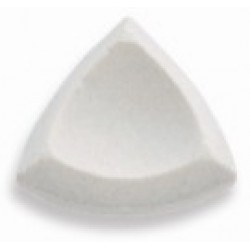 Угловой элемент уголок сгибов внутренних 4х4 см, белый (без глазури)