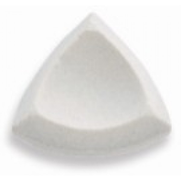 Угловой элемент уголок сгибов внутренних 4х4 см, белый (без глазури)