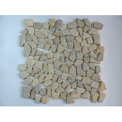 Каменная мозаика MS7025 МРАМОР МЕЛКИЙ песочный квадратный