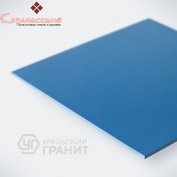 Уральский гранит, моноколор UF012R, синий (матовый, ректифицированный) 60х60см