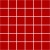Мозаика однотонная фарфоровая 50х50 мм красная