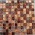 Мозаика стеклянная с камнем 012 - 23*23 (300х300х6)