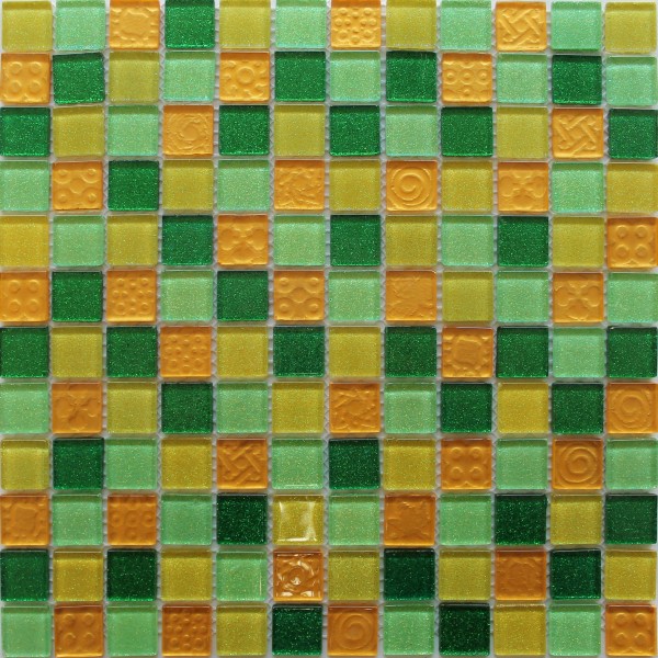Мозаика стеклянная F41.30.25.58 - 23x23 (300х300х4)