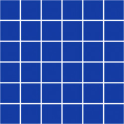 Мозаика однотонная фарфоровая 50х50 мм темно-синяя