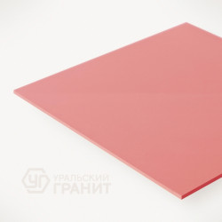 Уральский гранит, моноколор UF018ПR, красный (полированный, ректифицированный) 60х60см