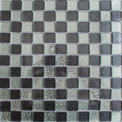 Мозаика стеклянная 515 - 25x25 (300х300х4)