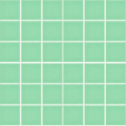 Мозаика однотонная фарфоровая 50х50 мм бледно-зеленая
