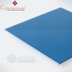 Уральский гранит, моноколор UF012ПR, синий (полированный, ректифицированный) 60х60см
