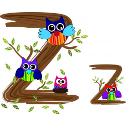 Детская плитка декор буква Z