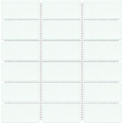 Мозаика однотонная фарфоровая 5 0 х 100 мм белая