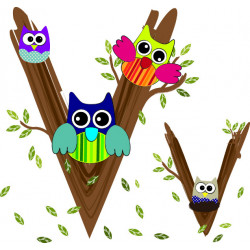 Детская плитка декор буква V