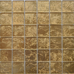 Мозаика стеклянная фольгированна ST031 - 48*48 (300*300*4/8)