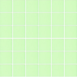 Мозаика однотонная фарфоровая 50х50 мм желто-зеленая