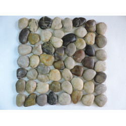 Каменная мозаика MS00-5HP ГАЛЬКА ГЛАМУР-ГЛЯНЕЦ матовая