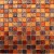 Мозаика стеклянная с камнем Sh105 - 23*23 (300х300х6)