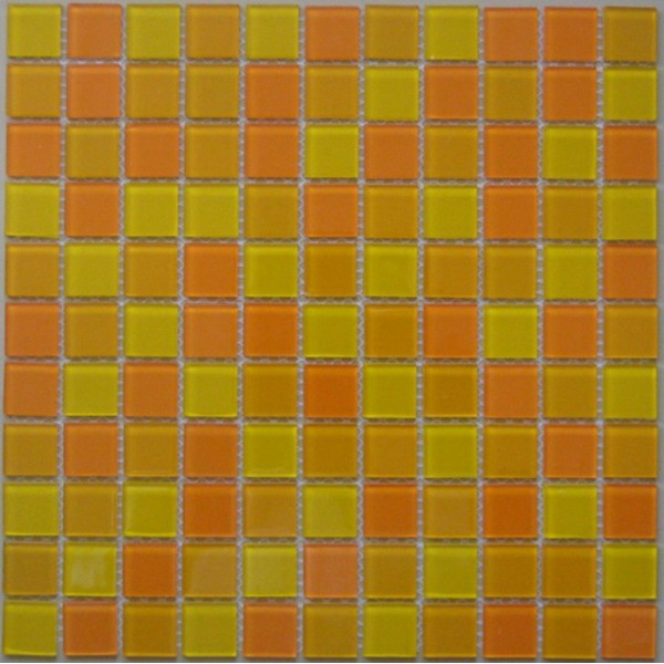 Мозаика стеклянная FA041.043.045 - 23x23 (300х300х4)