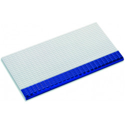 Плитка фарфоровая противоскользящая Serapool Potikare кобальт 12х24,5 см, частично глазур., с буртиком