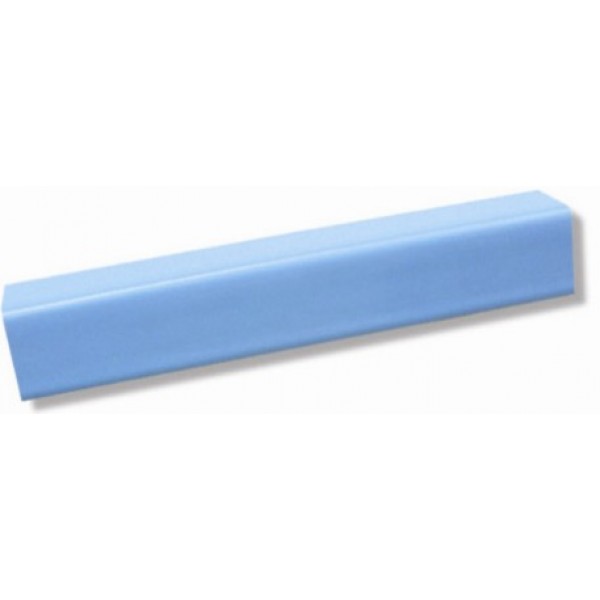 Угловой элемент наружный сгиб средний 5х5х8 см, голубой