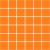 Мозаика однотонная фарфоровая 50х50 мм оранжевая