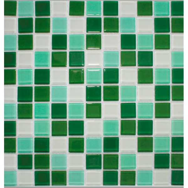 Мозаика стеклянная B1 - 23x23 (300х300х4)