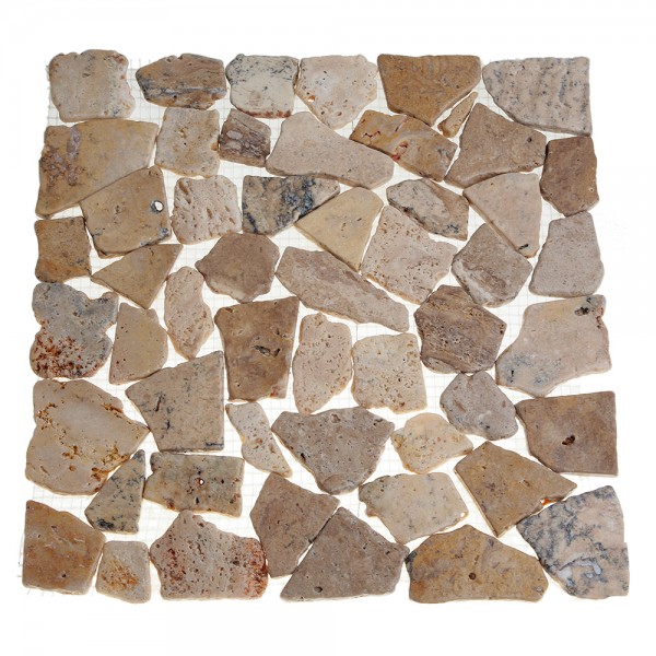 Каменная мозаика MS7030 МРАМОР розовый квадратный