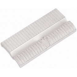 Плитка-поручень Serapool Potikare белая 12х24,5 см, со сливом